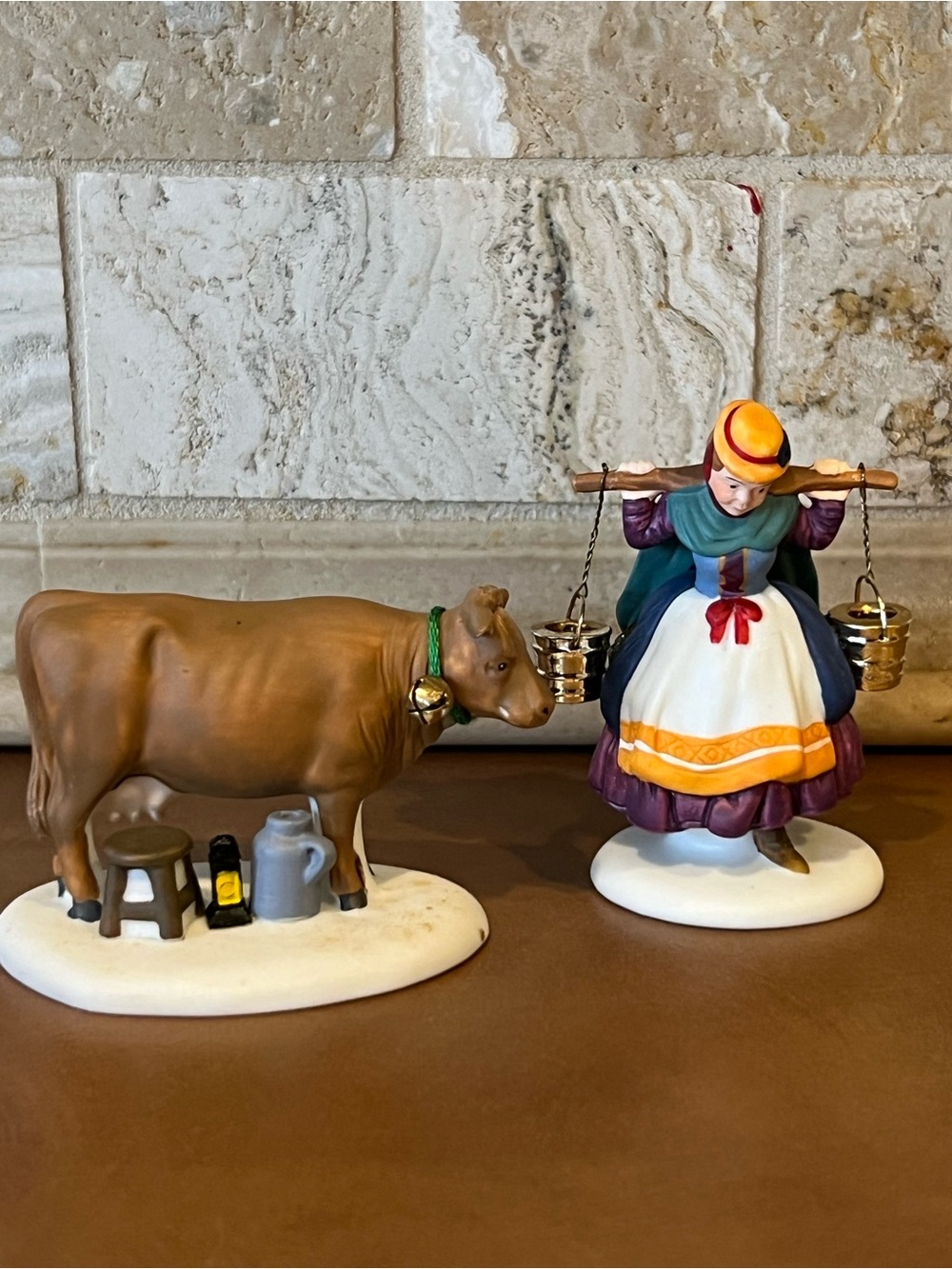 Department 56 12 days of Xmas , 8 maids milking figurines
